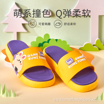 Tendencia de moda Zapatillas de playa de verano de dibujos animados antideslizantes